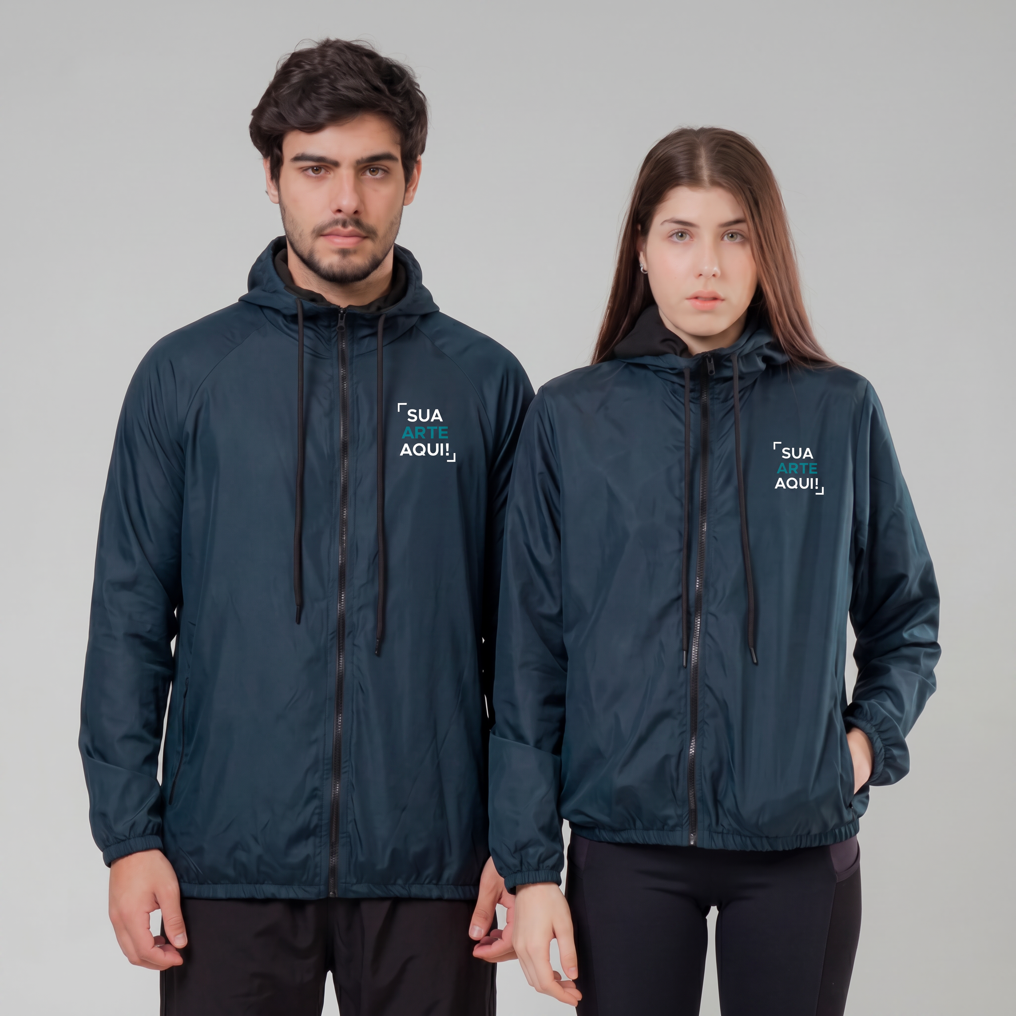 Jaqueta Corta Vento Personalizável