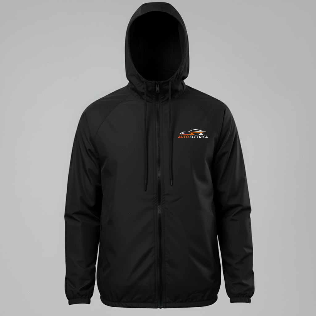 Jaqueta Corta Vento Auto Elétrica