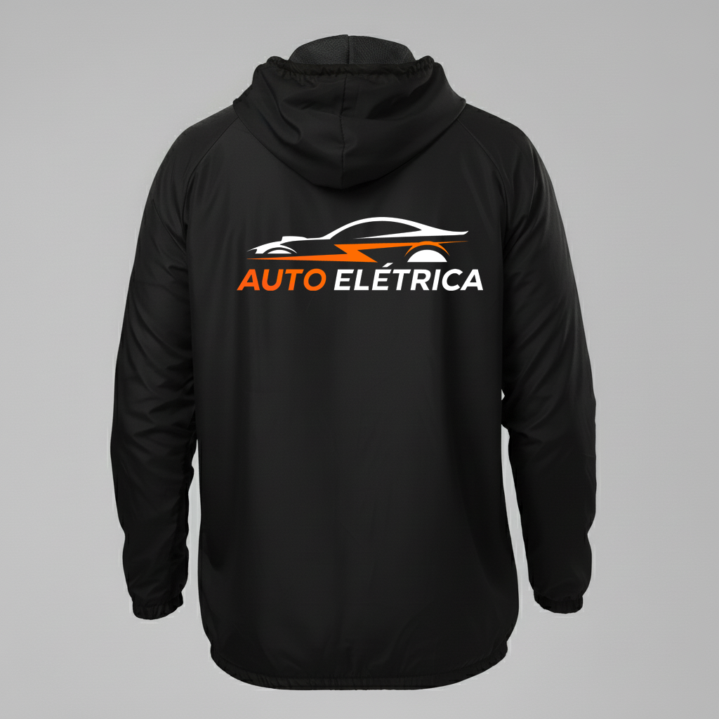 Jaqueta Corta Vento Auto Elétrica