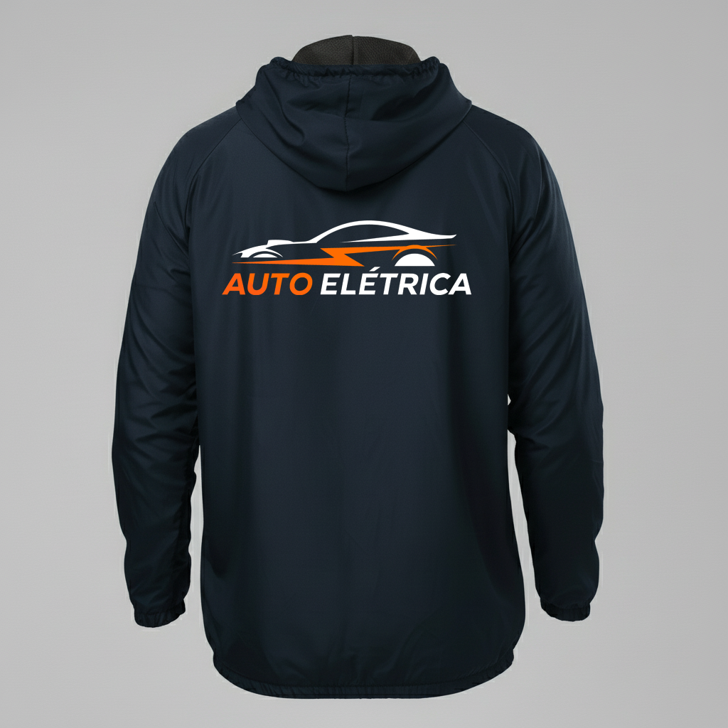 Jaqueta Corta Vento Auto Elétrica
