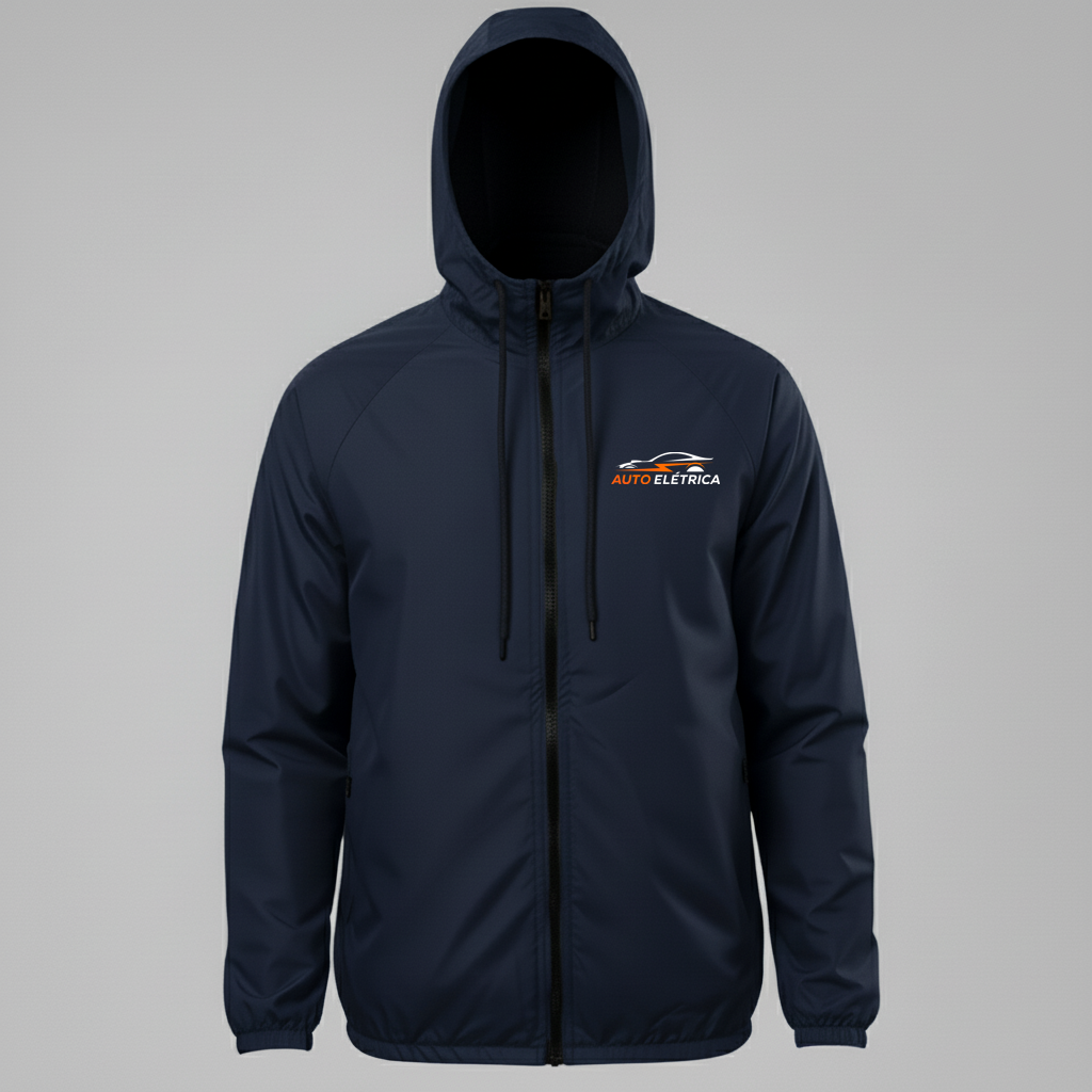 Jaqueta Corta Vento Auto Elétrica