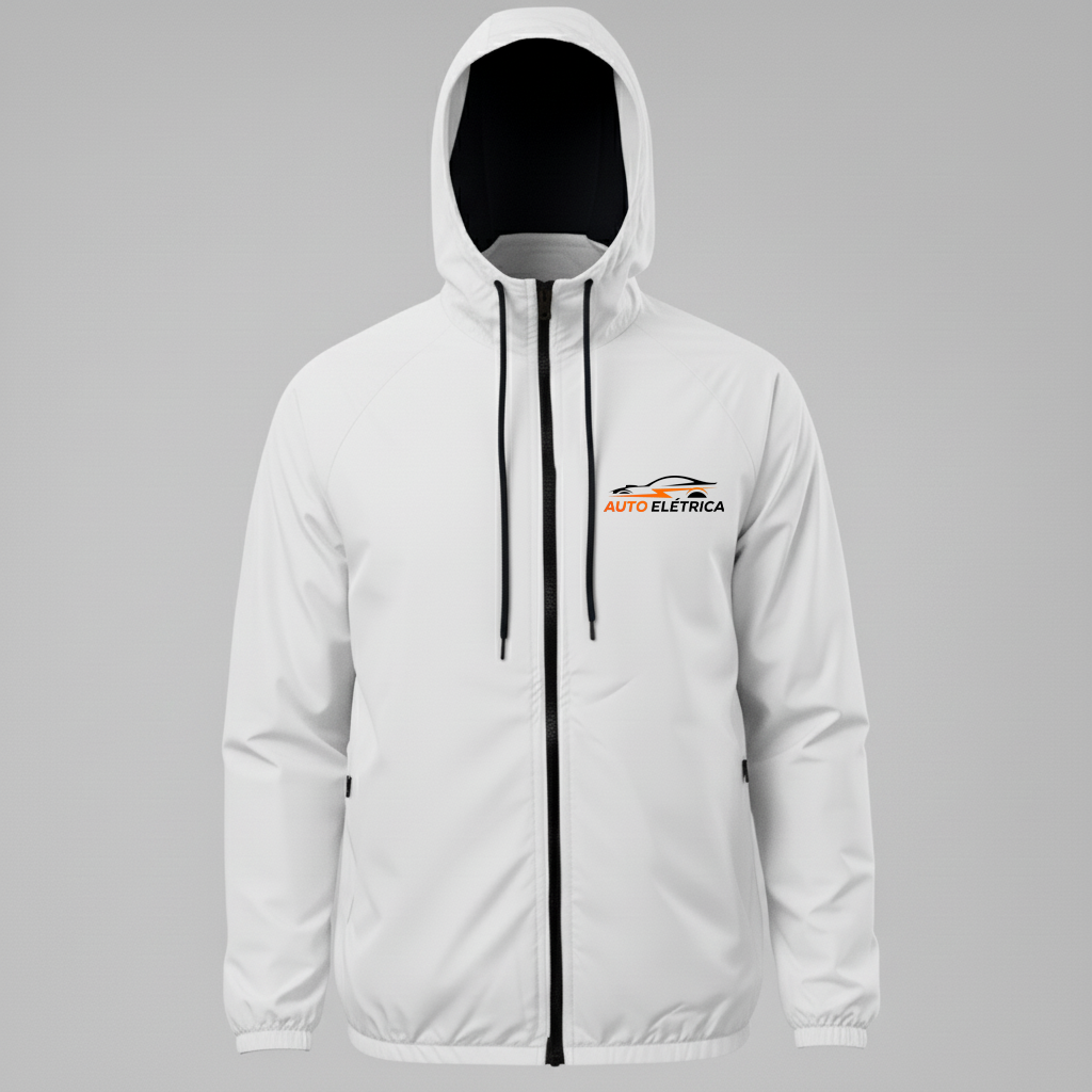 Jaqueta Corta Vento Auto Elétrica