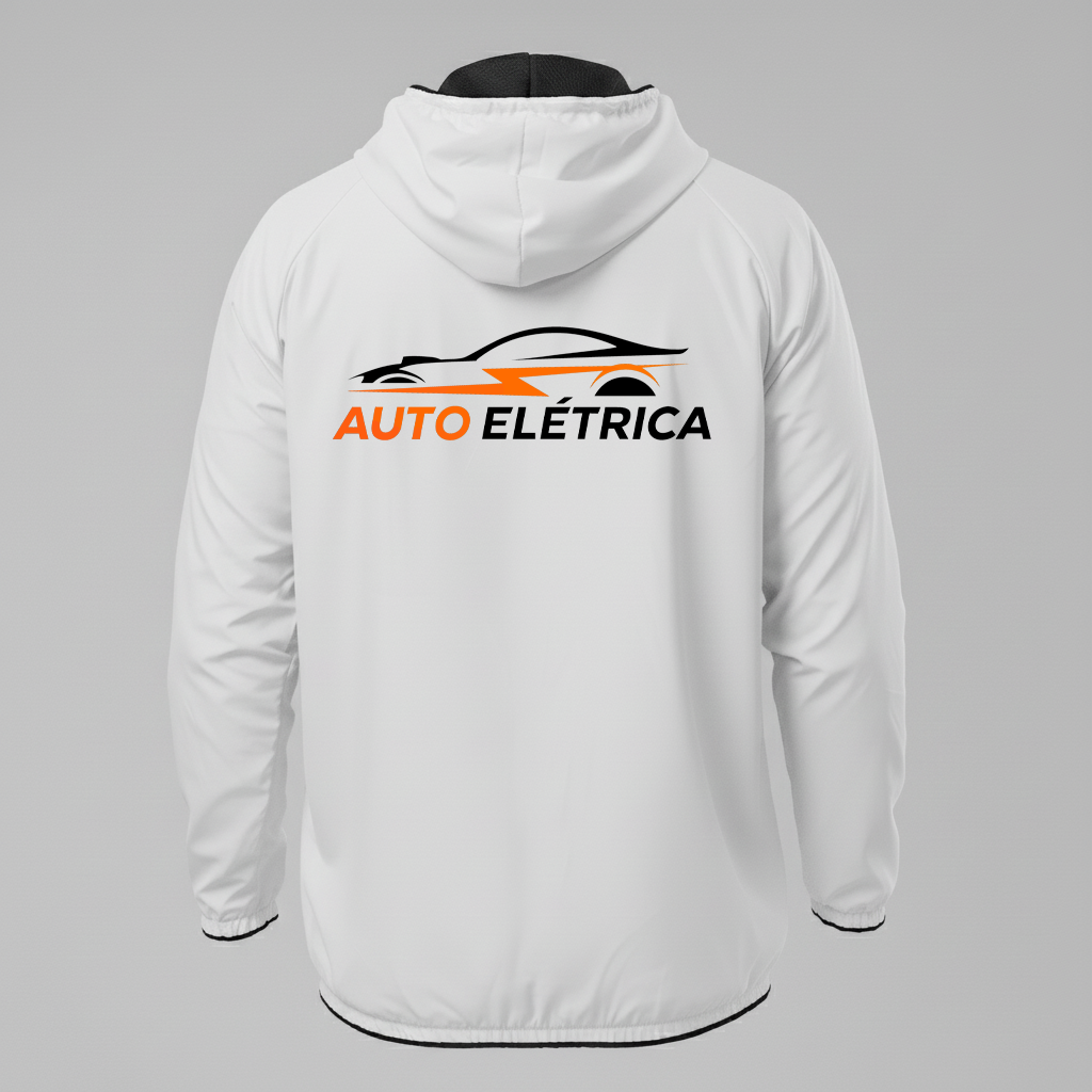 Jaqueta Corta Vento Auto Elétrica