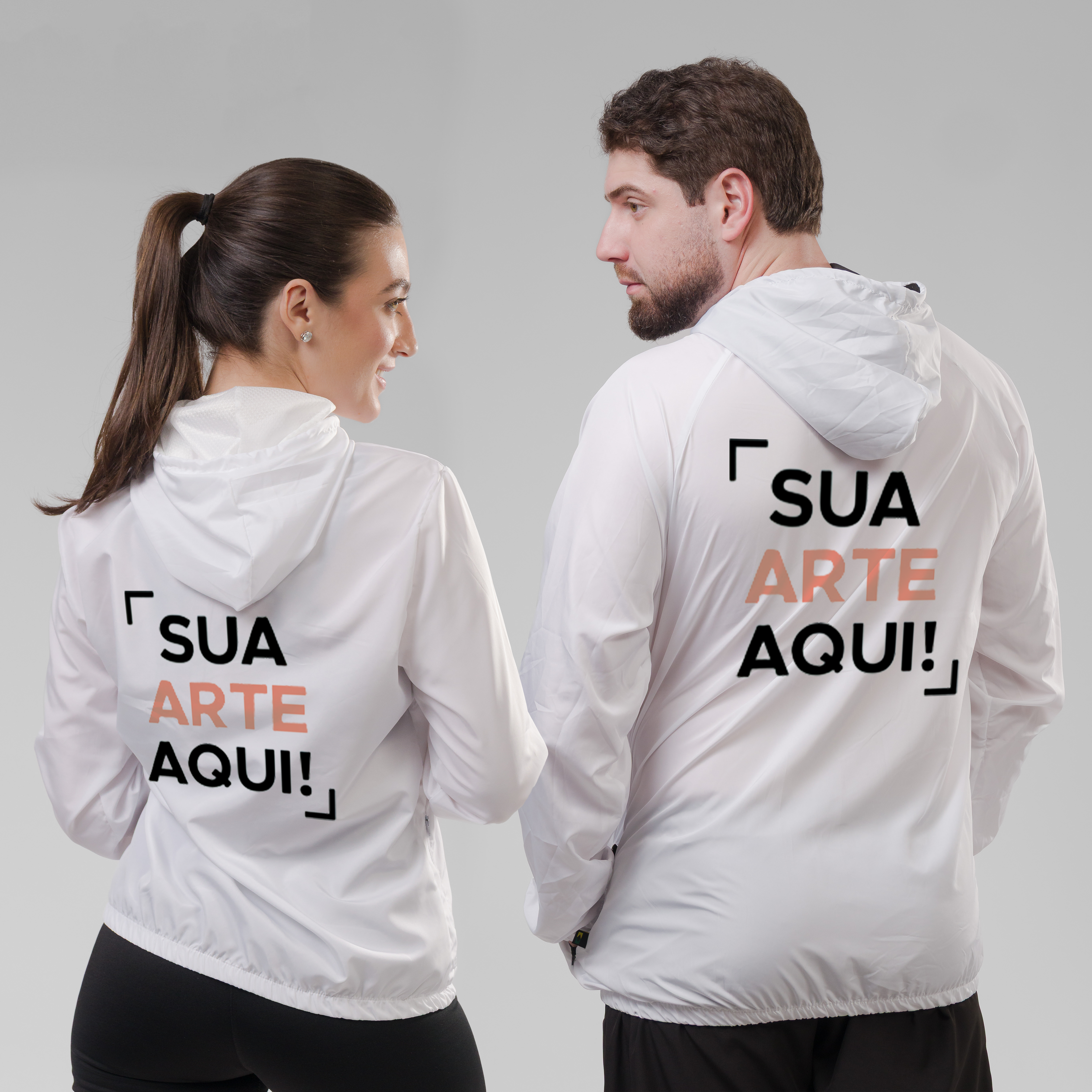 Jaqueta Corta Vento Personalizável