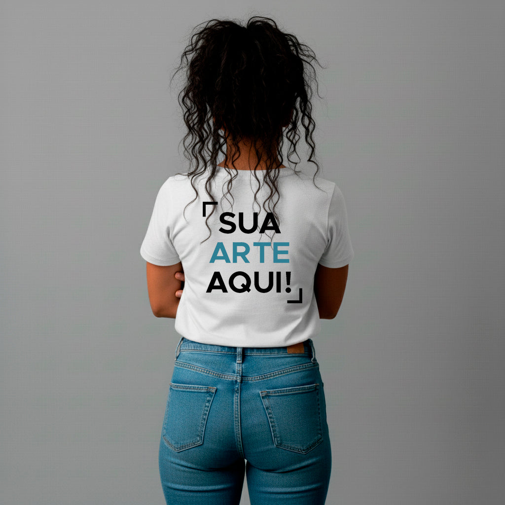 Camiseta Algodão Personalizável