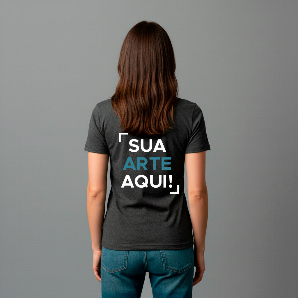 Camiseta Algodão Personalizável
