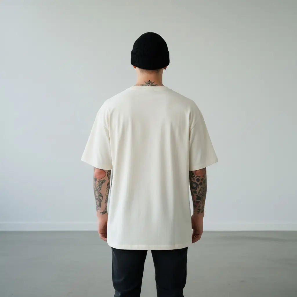Camiseta Oversized Lisa - Branca (Copy) (Copy)