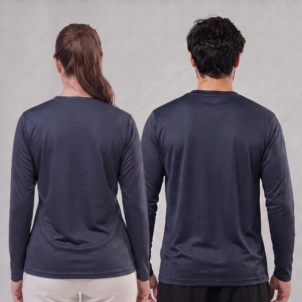 Camiseta Dry Fit Manga Longa Lisa