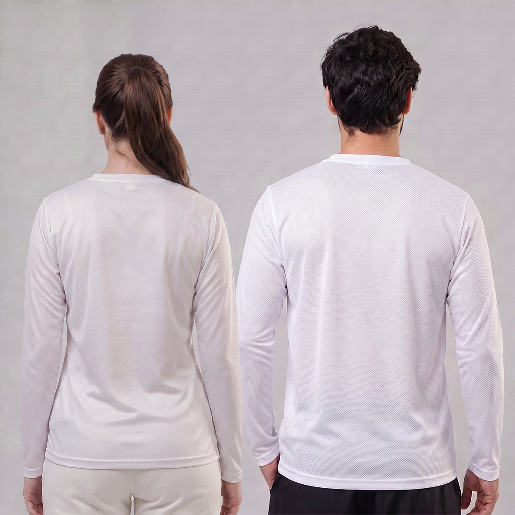 Camiseta Dry Fit Manga Longa Lisa