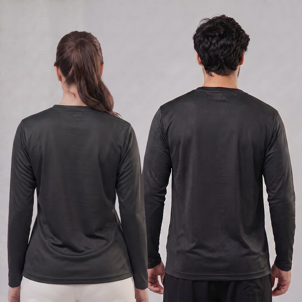 Camiseta Dry Fit Manga Longa Lisa