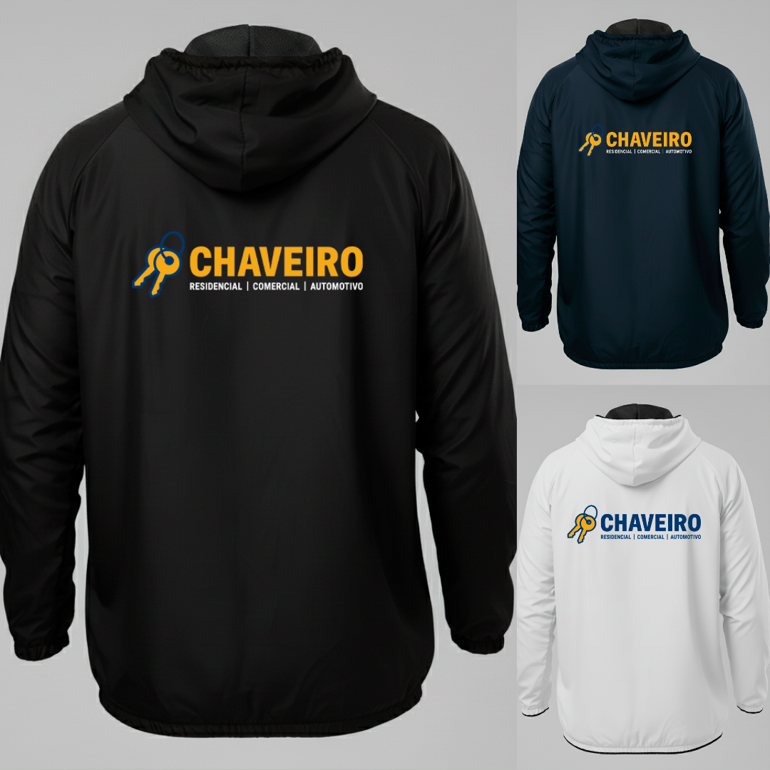 Jaqueta Corta Vento Chaveiro