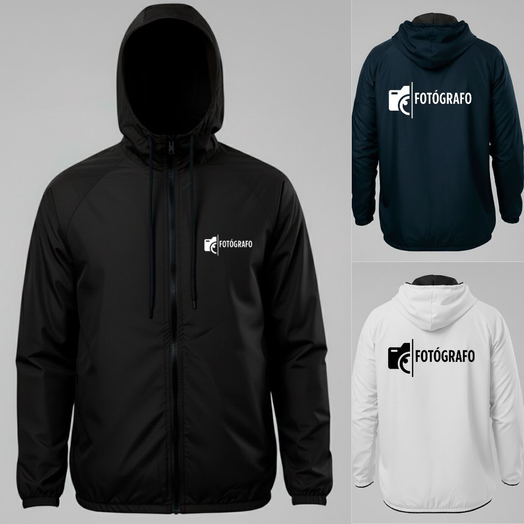 Jaqueta Corta Vento Fotógrafo