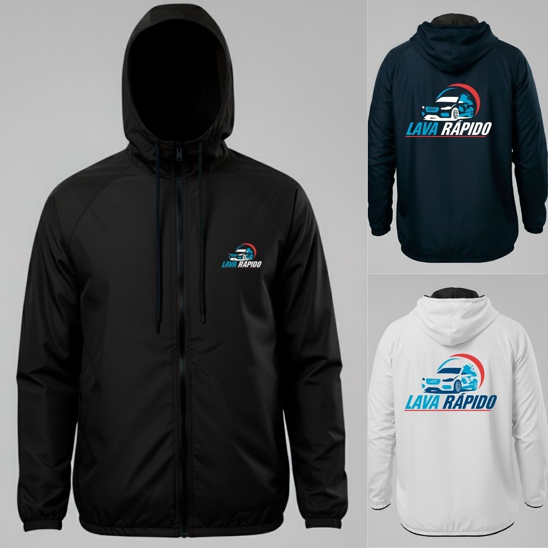 Jaqueta Corta Vento Lava Rápido