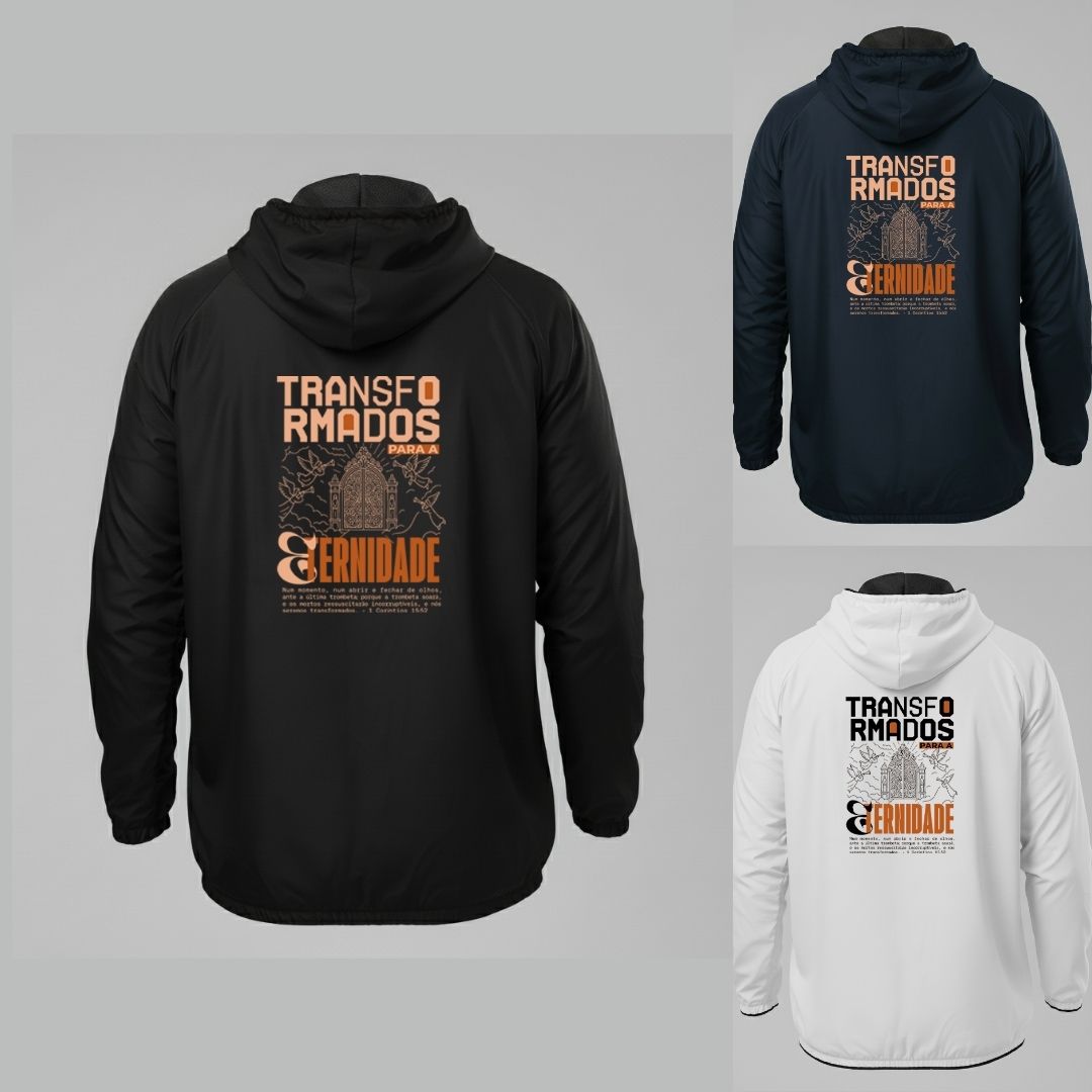 Jaqueta Corta-Vento –  Transformados para Eternidade