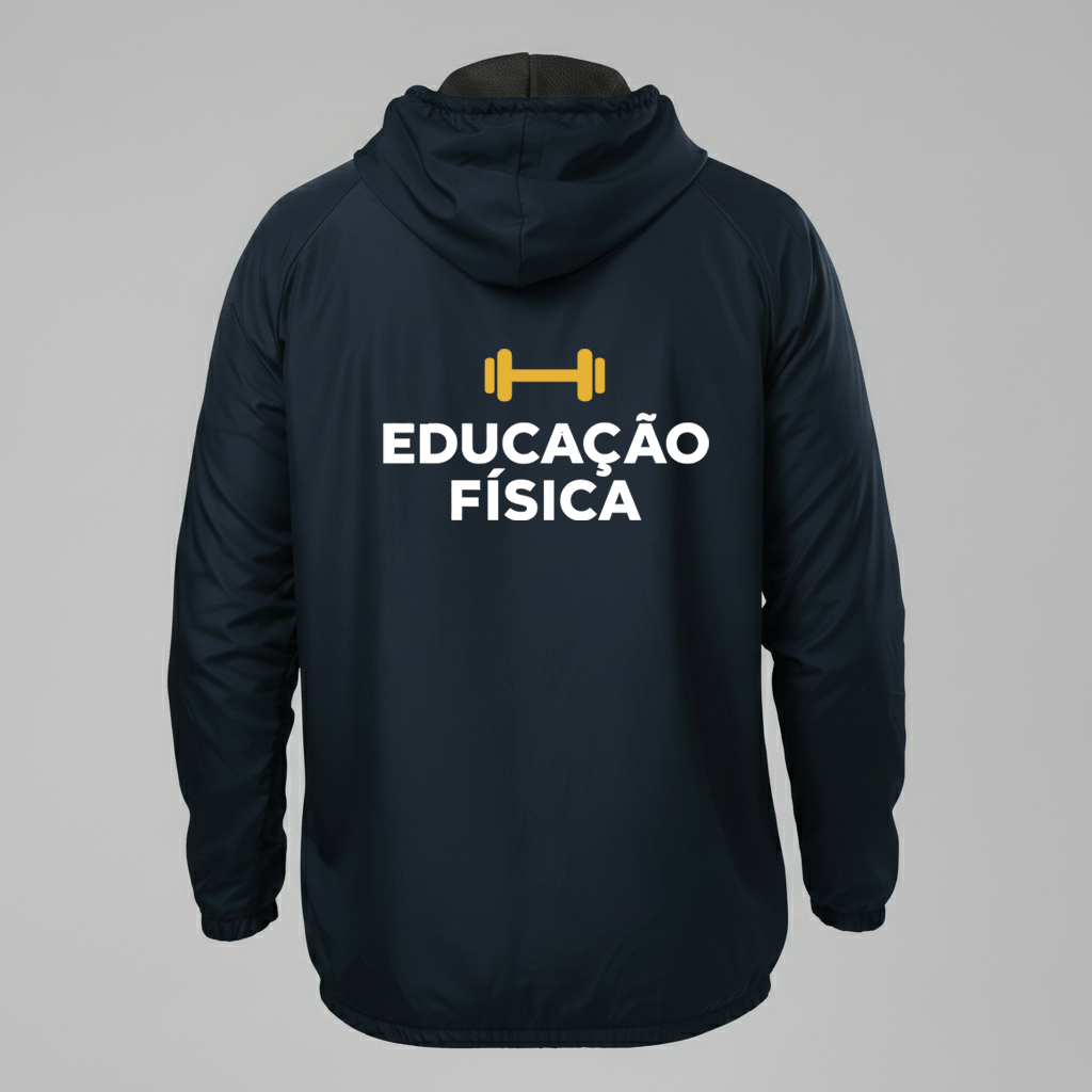 Jaqueta Corta vento Educação Física