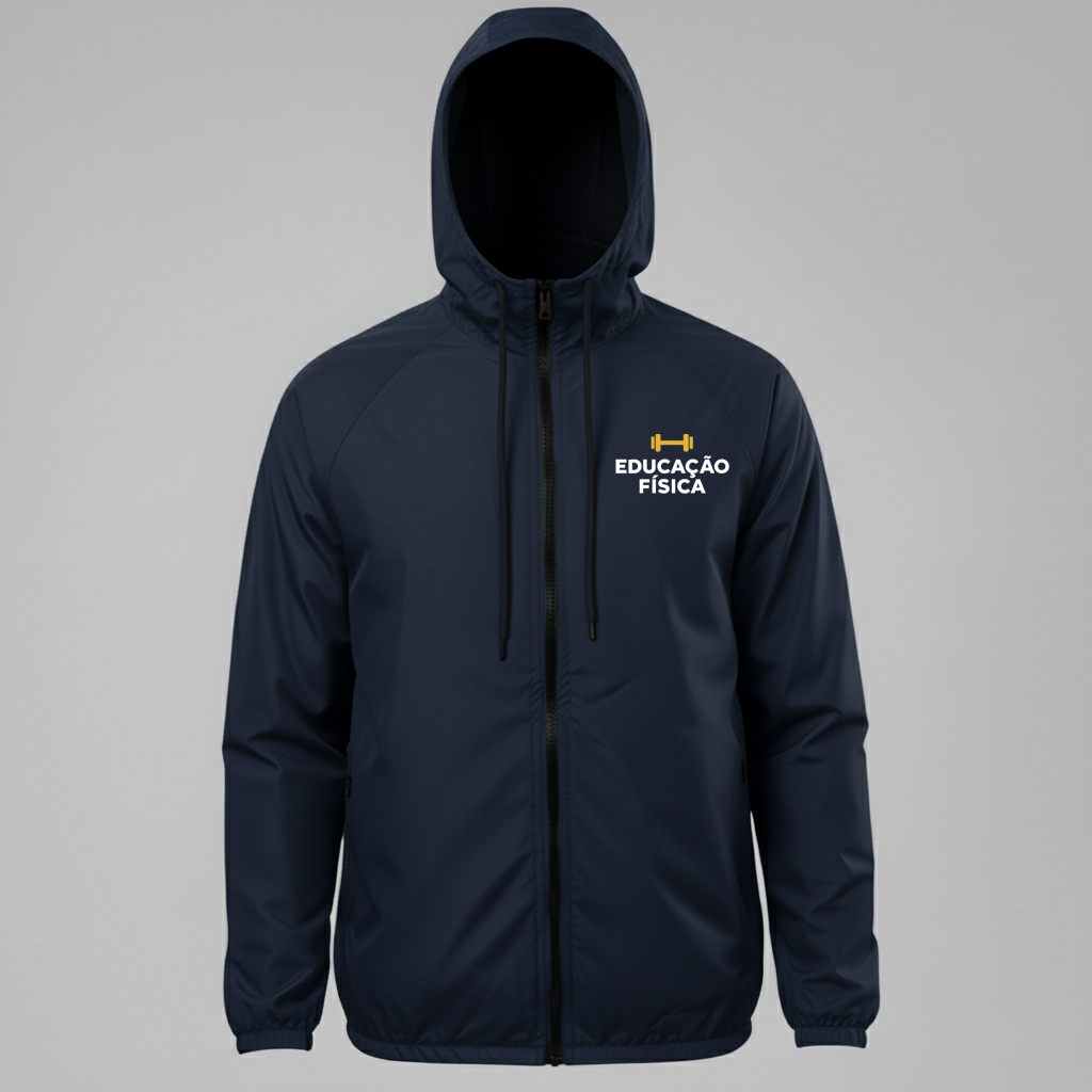 Jaqueta Corta vento Educação Física
