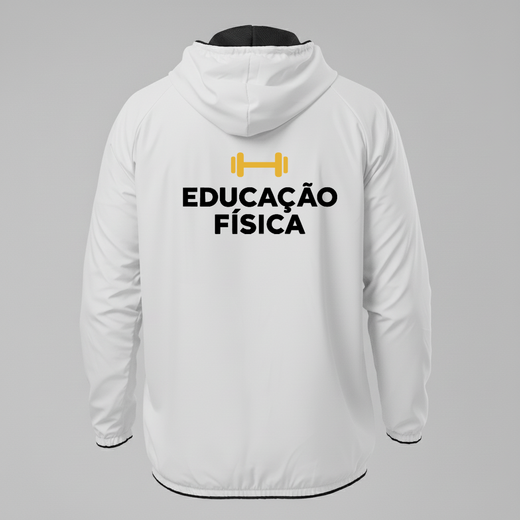 Jaqueta Corta vento Educação Física