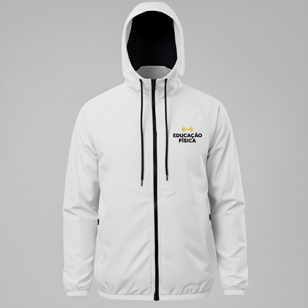 Jaqueta Corta vento Educação Física