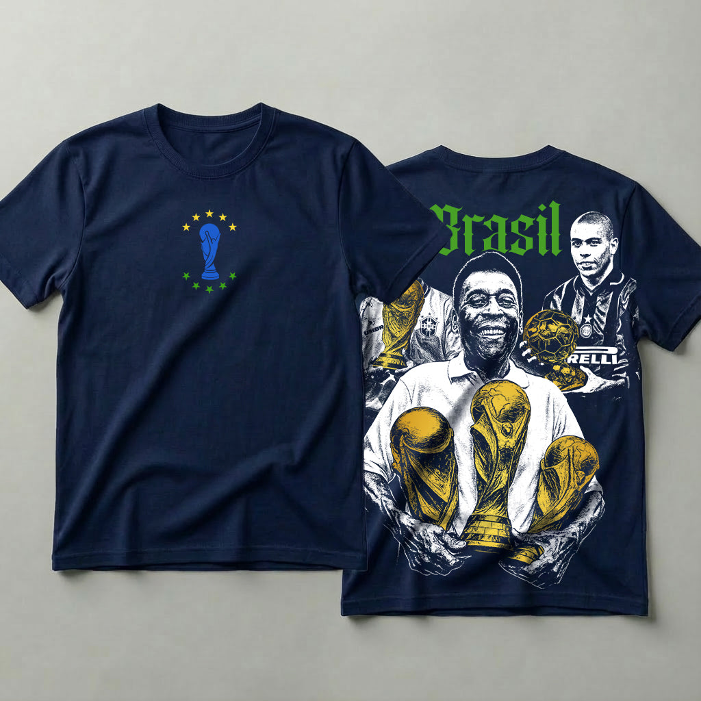 Camiseta Futebol Brasil Lendas
