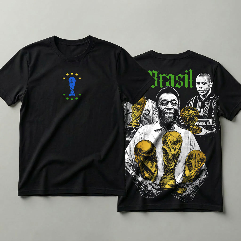Camiseta Futebol Brasil Lendas
