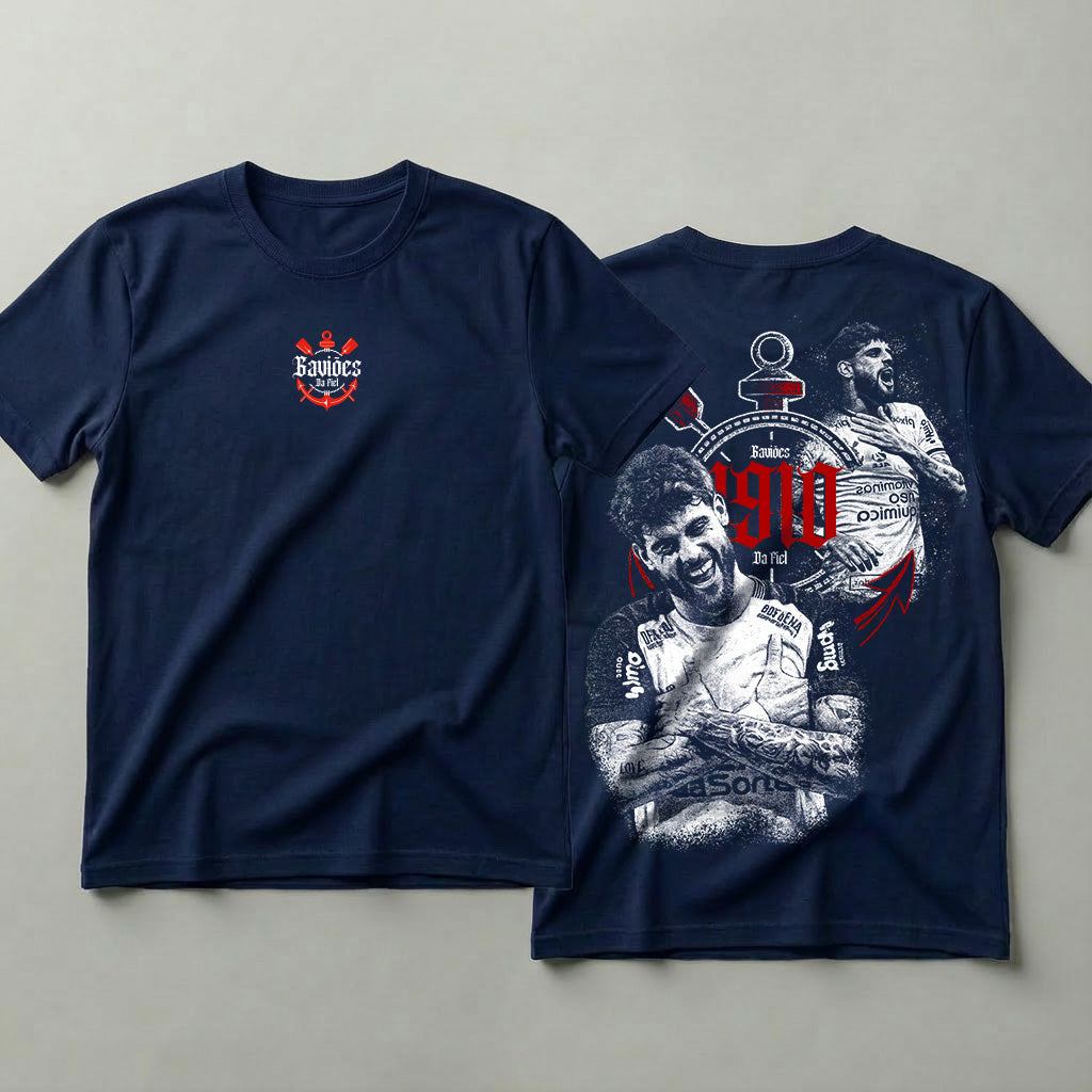 Camiseta Futebol Torcida Gaviões da Fiel Yuri Alberto