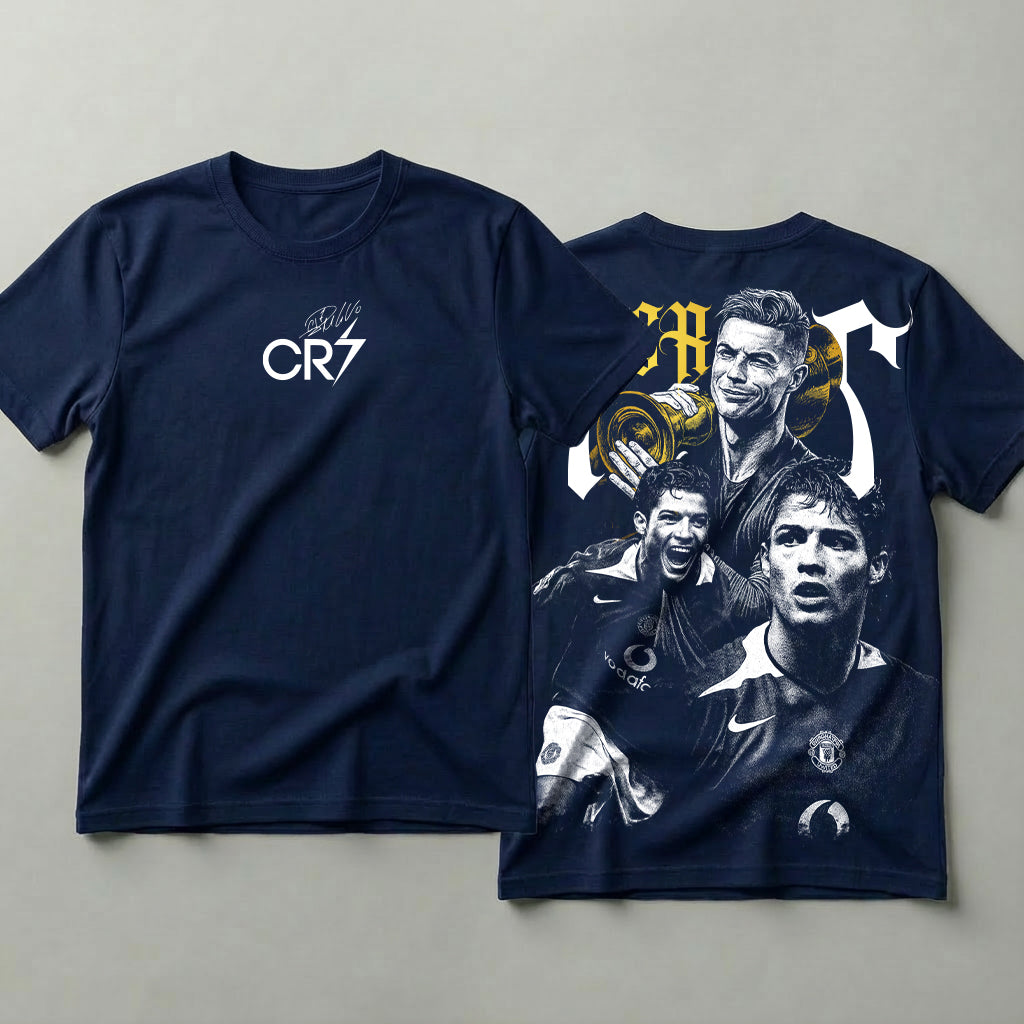 Camiseta Futebol Cristiano Ronaldo Cr7  Dourado