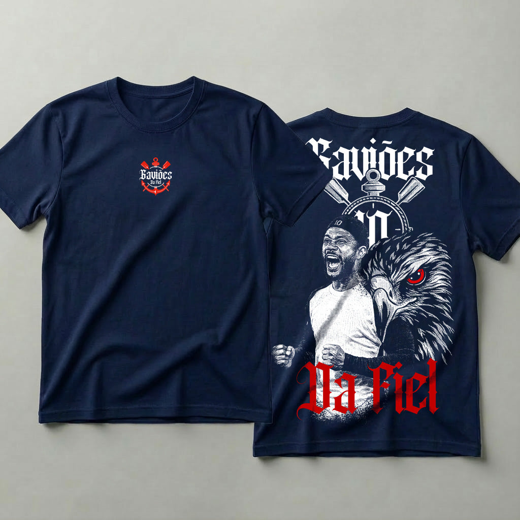 Camiseta Futebol Torcida Gaviões da Fiel