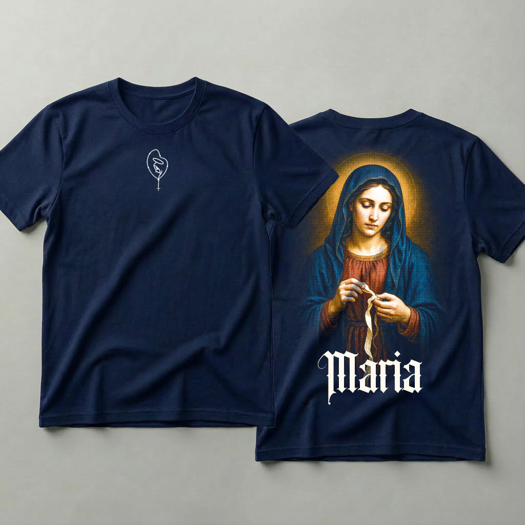 Camiseta Religião Maria
