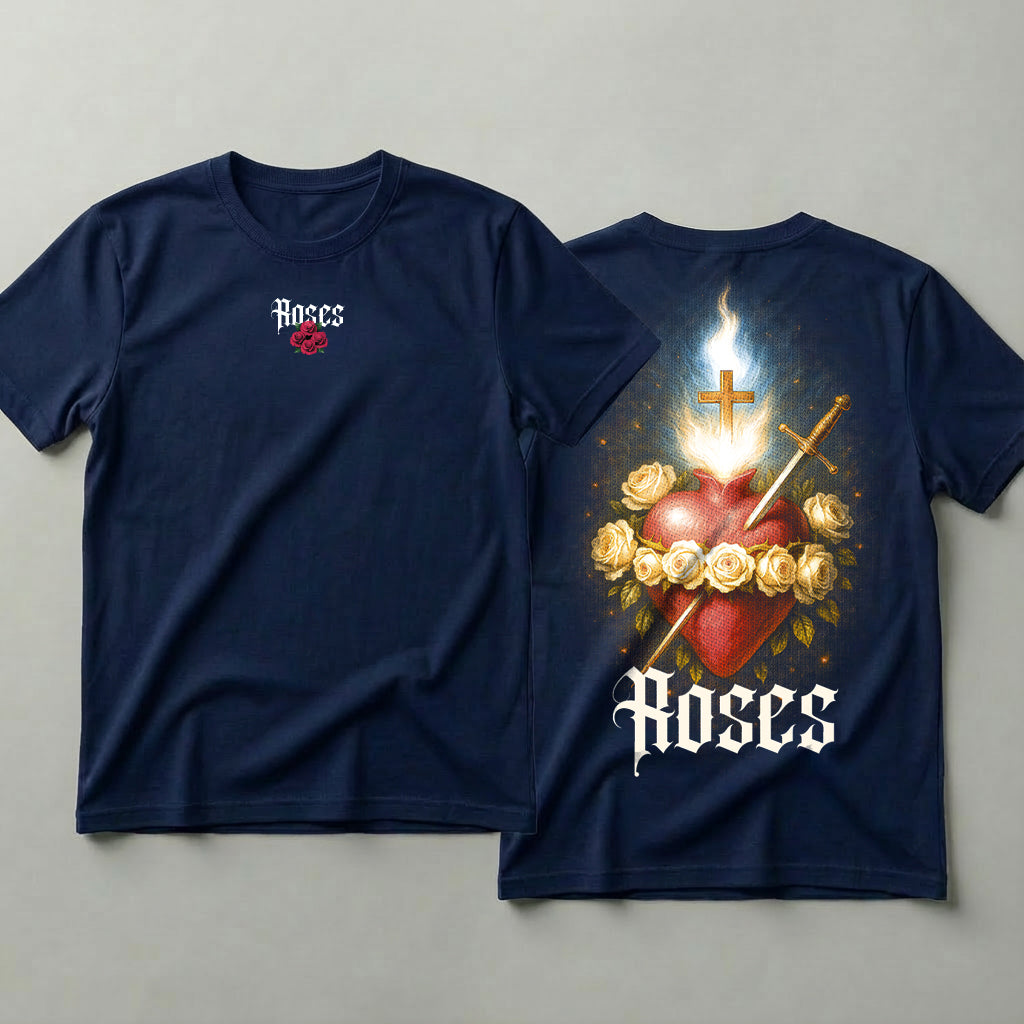 Camiseta Religião Roses