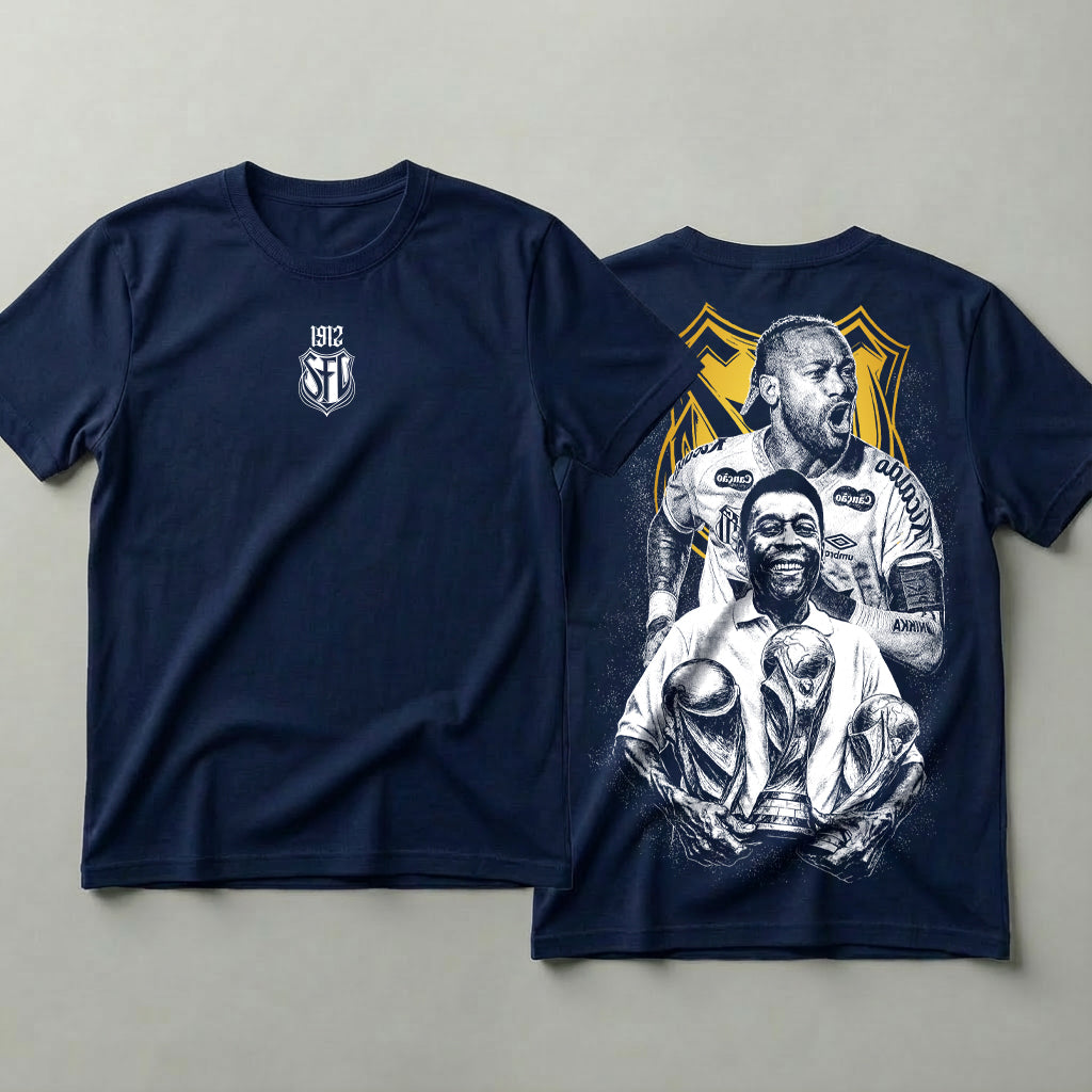 Camiseta Futebol Torcida Jovem do Santos