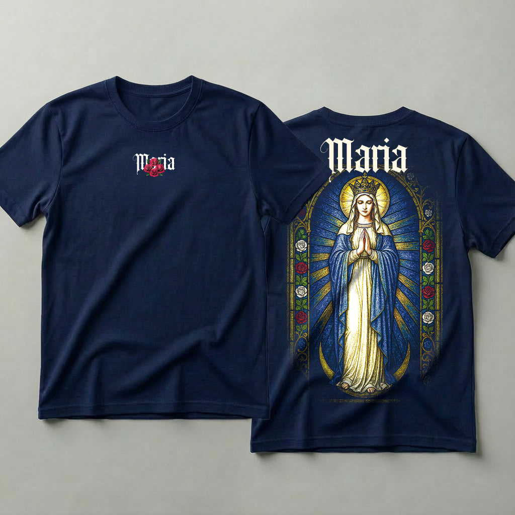 Camiseta Religião Virgem Maria