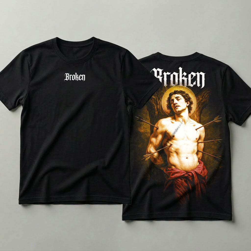 Camiseta Religião Broken