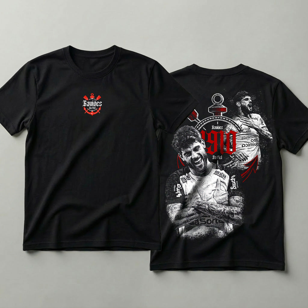 Camiseta Futebol Torcida Gaviões da Fiel Yuri Alberto