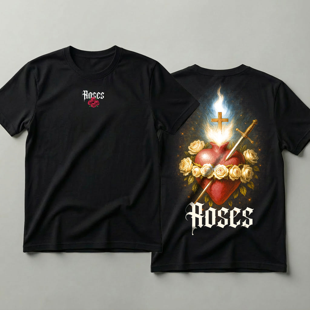 Camiseta Religião Roses