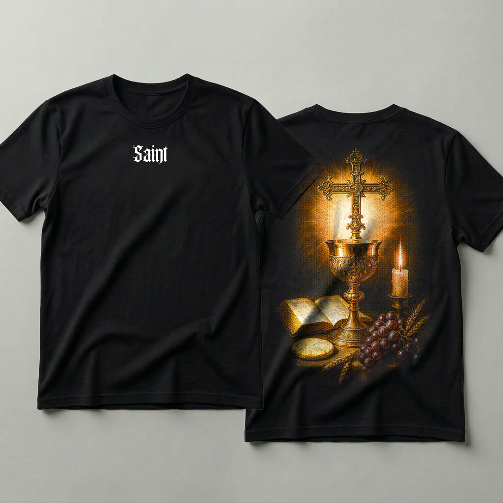 Camiseta Religião Saint