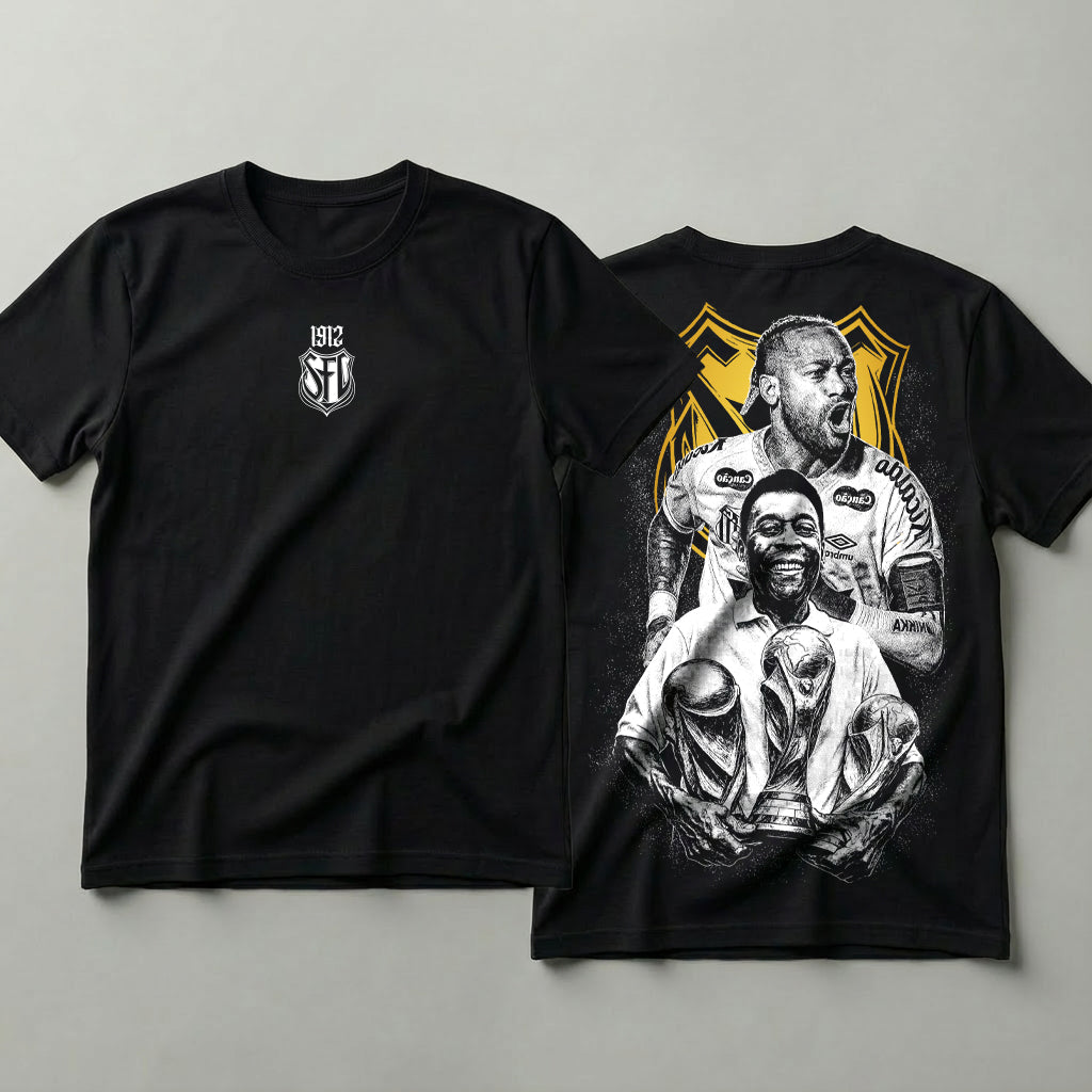 Camiseta Futebol Torcida Jovem do Santos