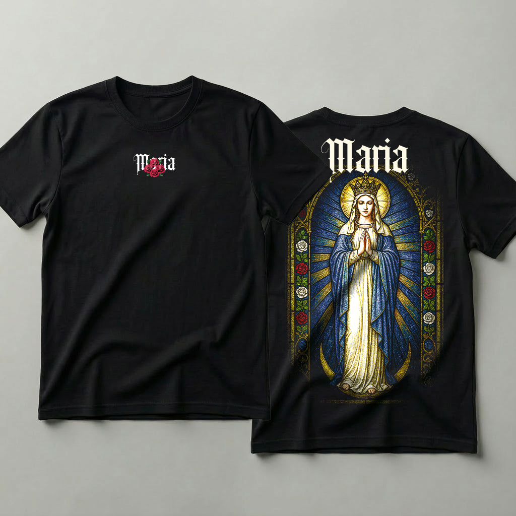 Camiseta Religião Virgem Maria