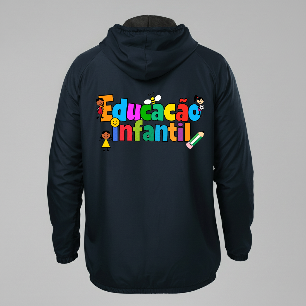 Jaqueta Corta vento Educação Infantil