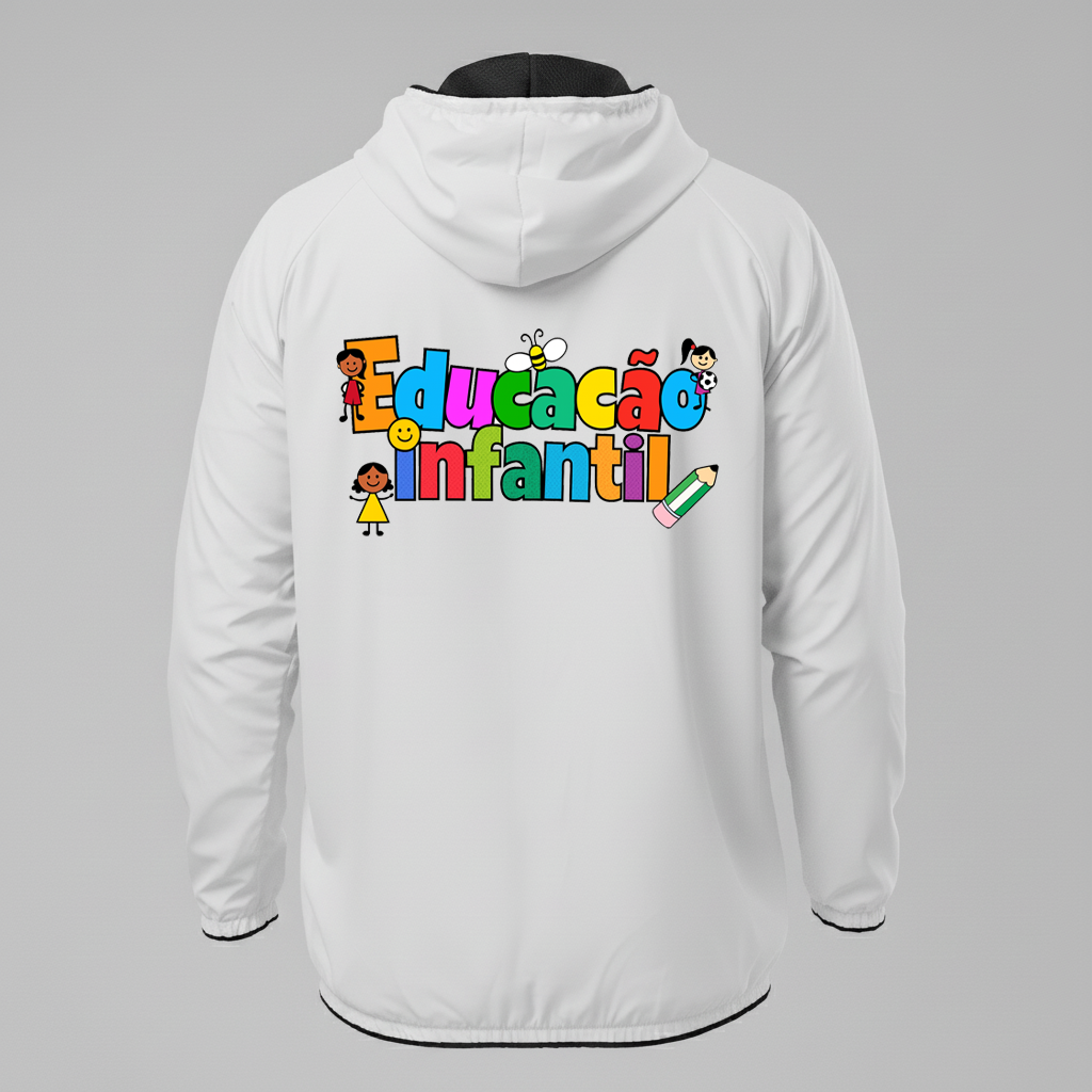 Jaqueta Corta vento Educação Infantil