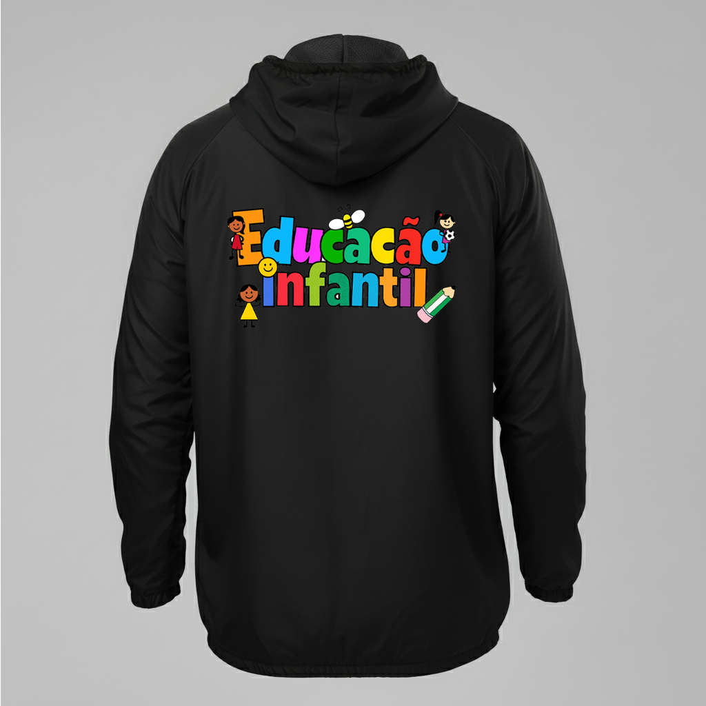 Jaqueta Corta vento Educação Infantil