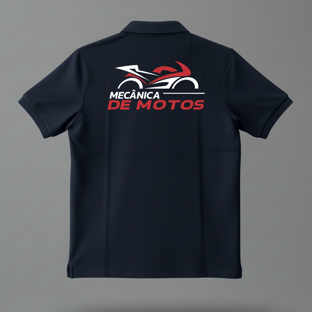 Camisa Polo Mecânica de Motos