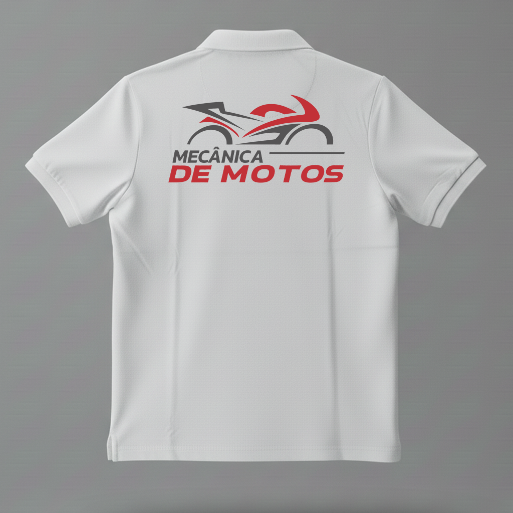 Camisa Polo Mecânica de Motos