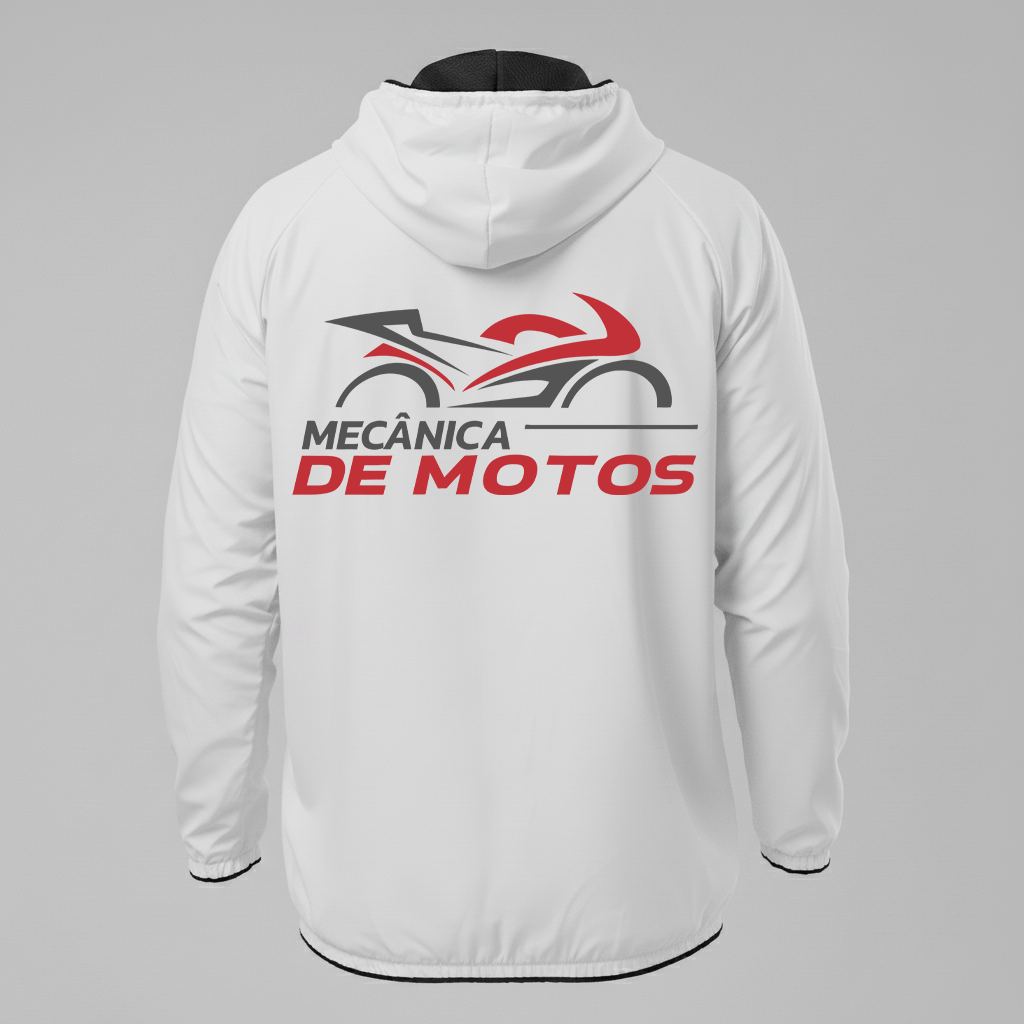 Jaqueta Corta Vento Mecânica de Motos