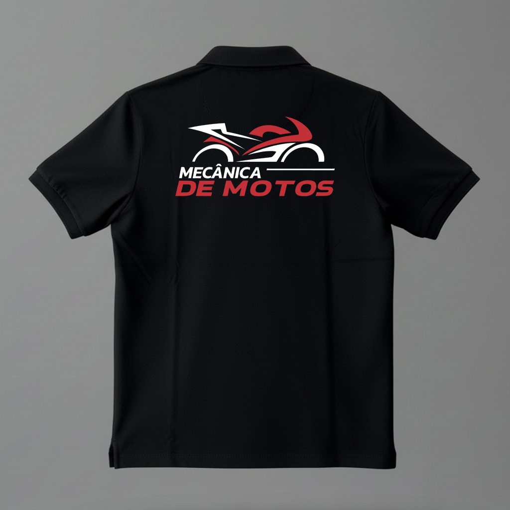 Camisa Polo Mecânica de Motos