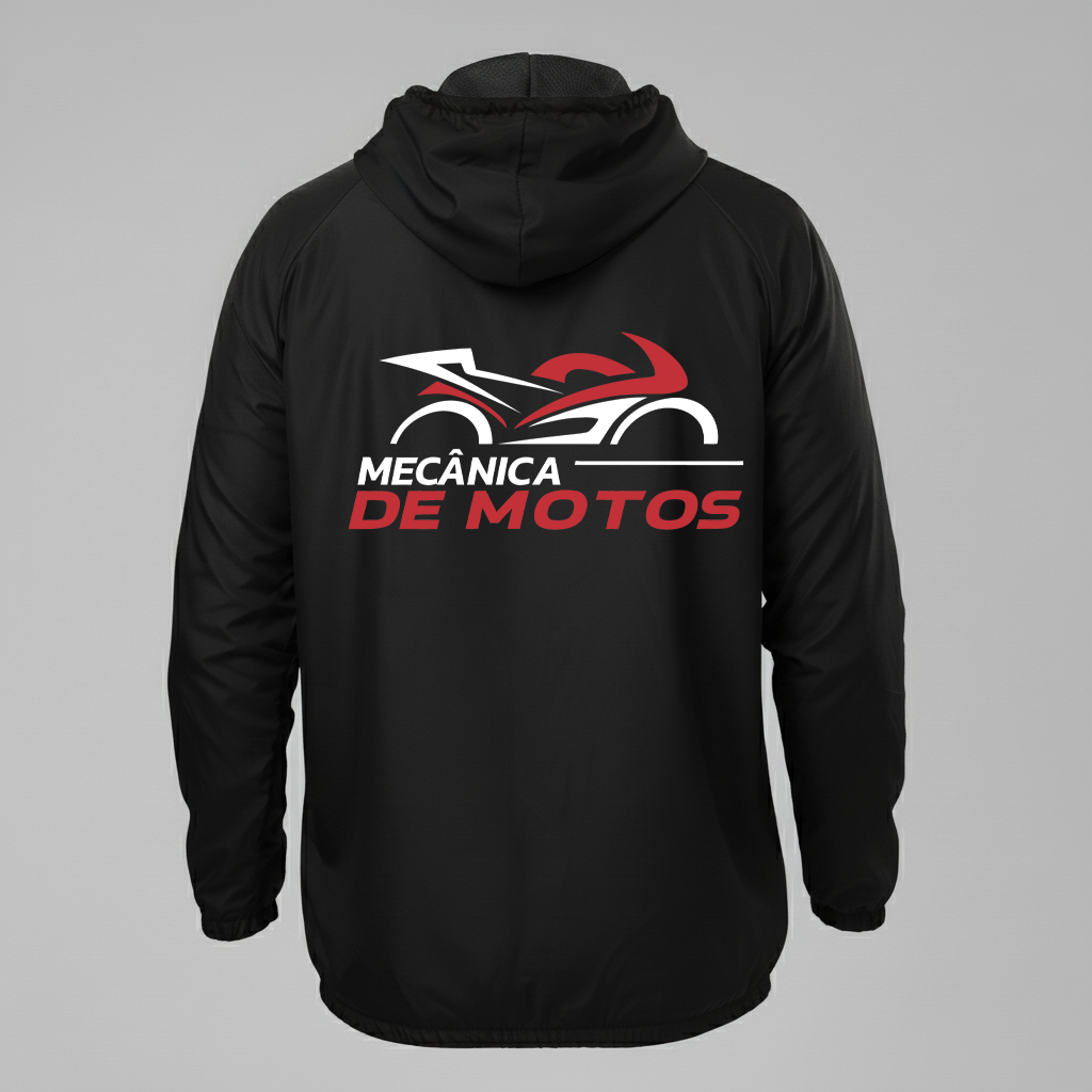 Jaqueta Corta Vento Mecânica de Motos