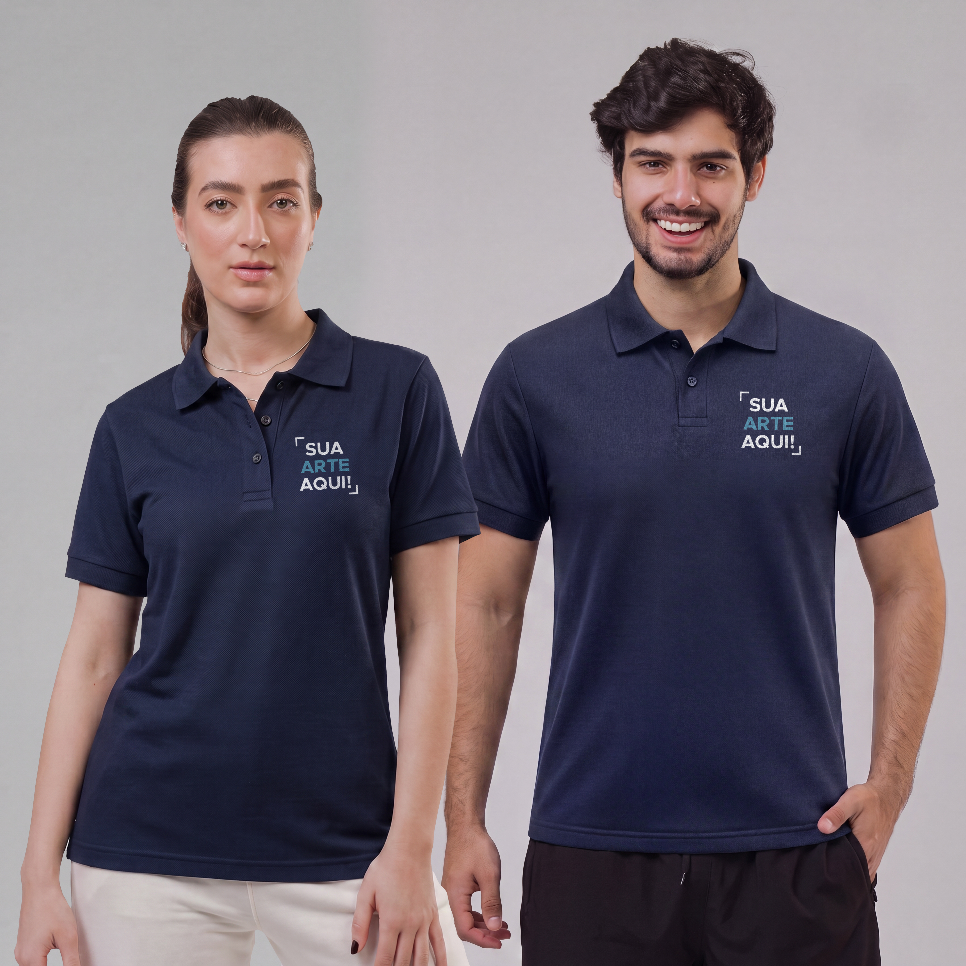 Camiseta Polo Personalizável