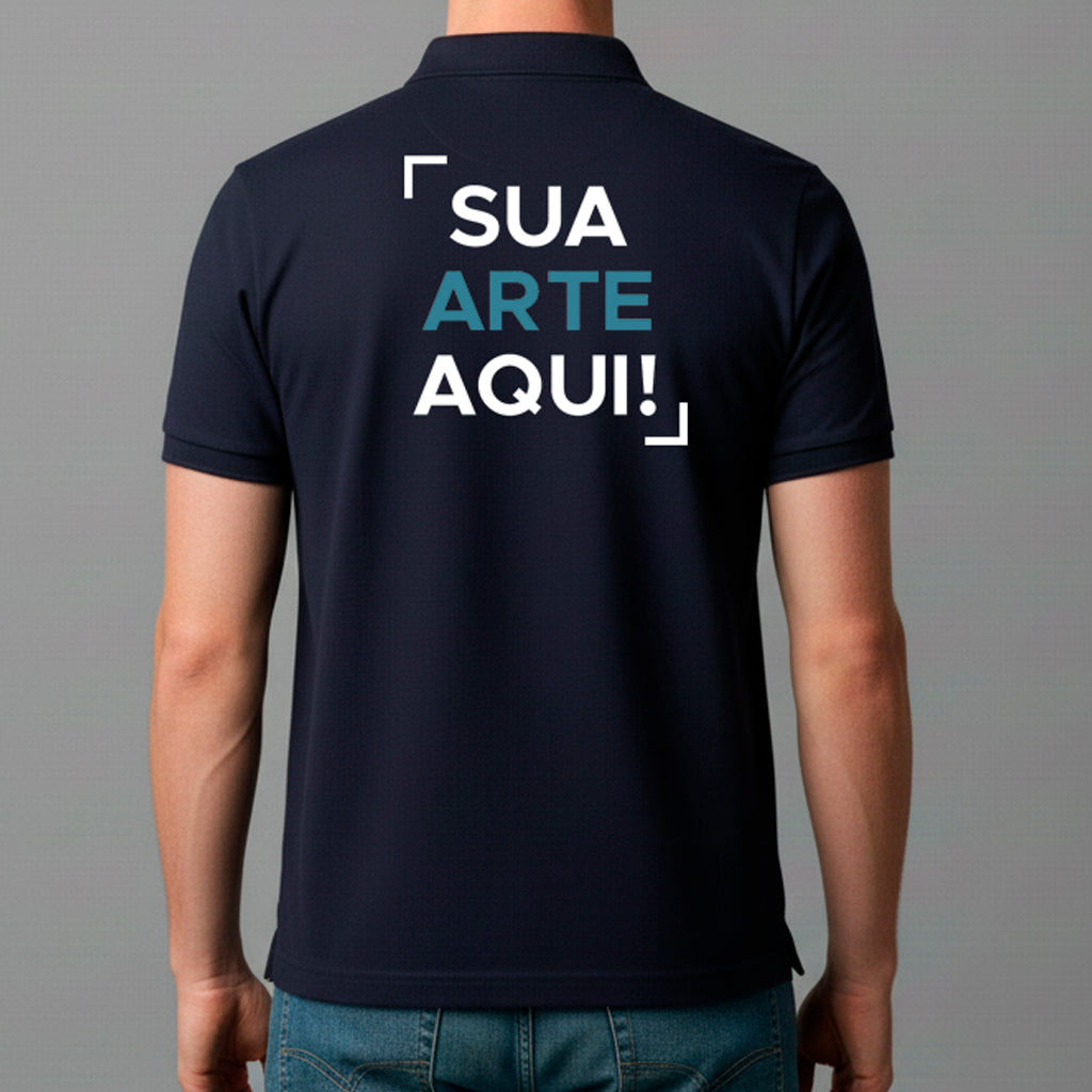 Camiseta Polo Personalizável
