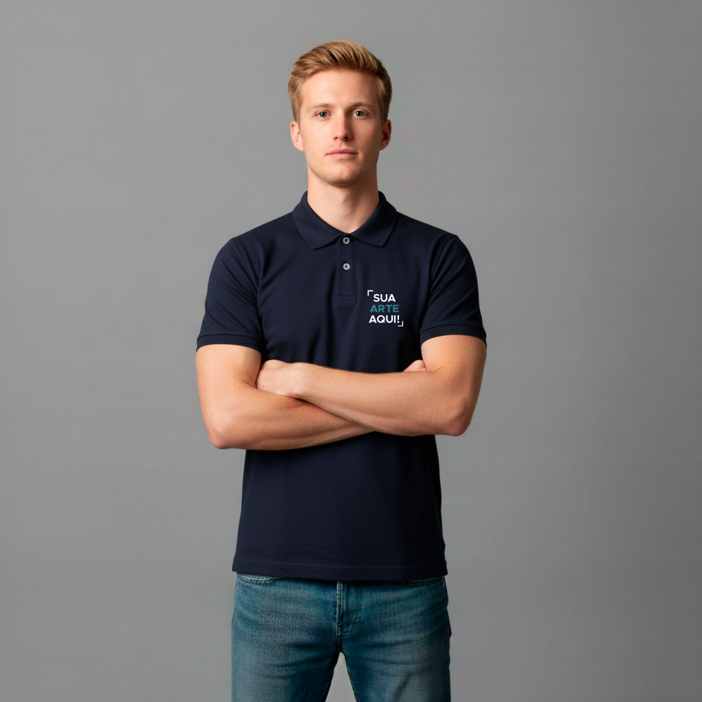 Camiseta Polo Personalizável