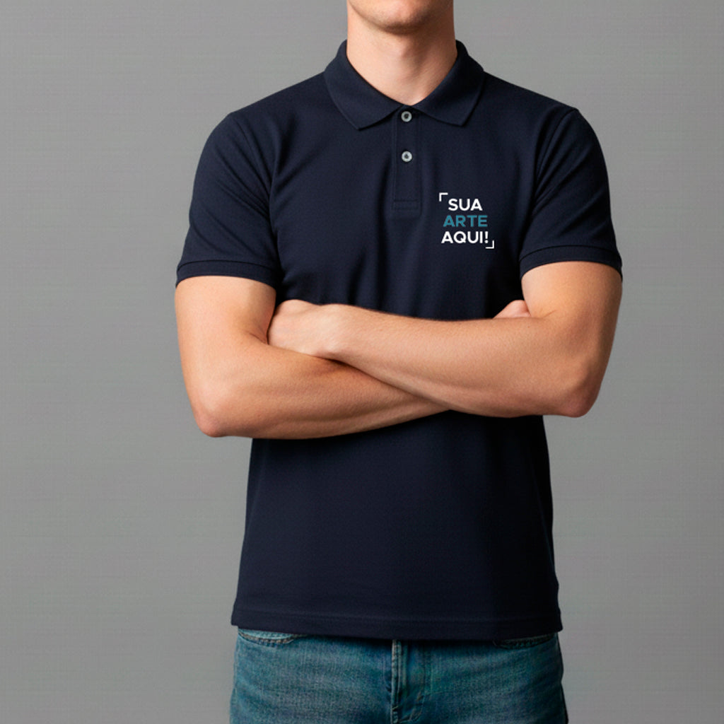 Camiseta Polo Personalizável