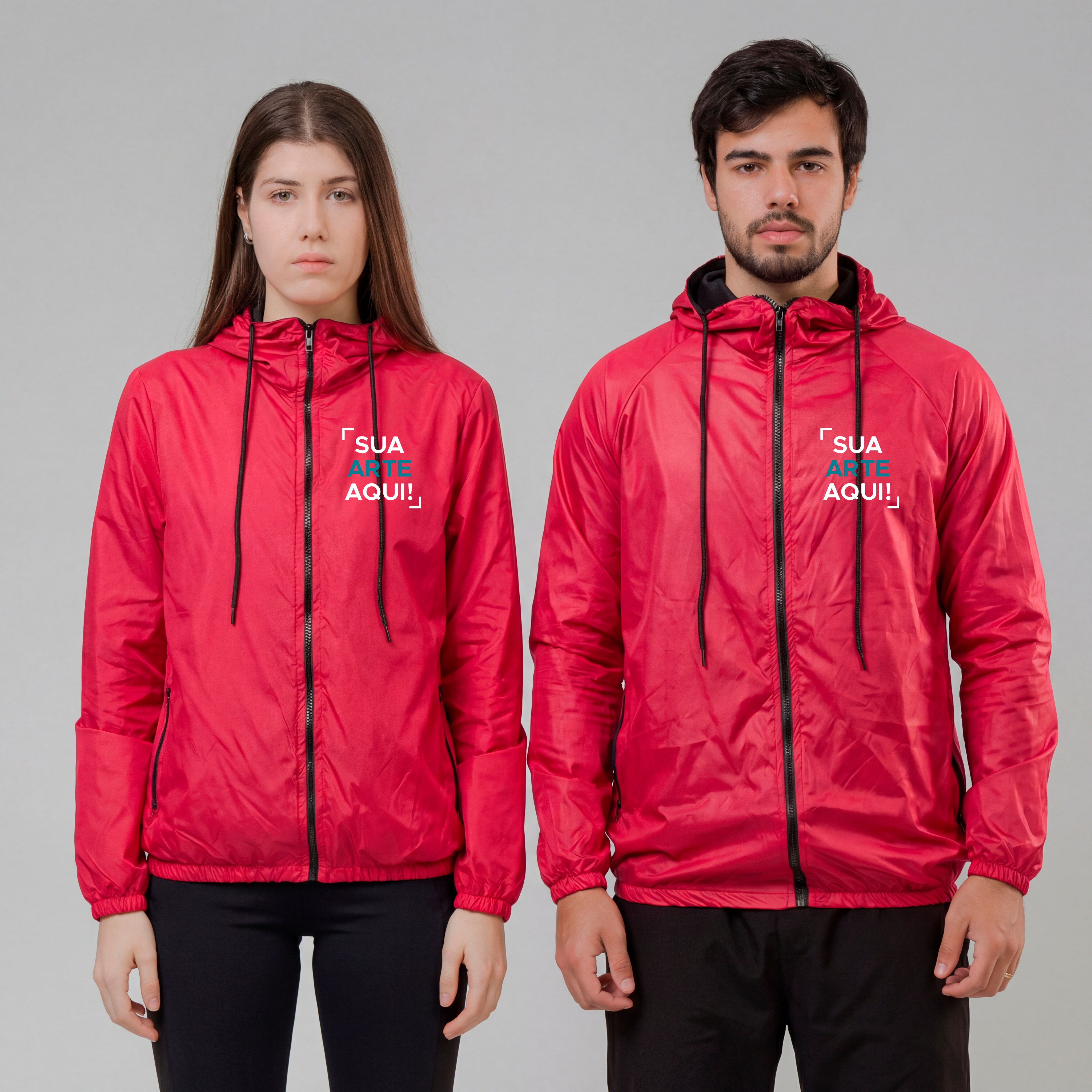 Jaqueta Corta Vento Personalizável